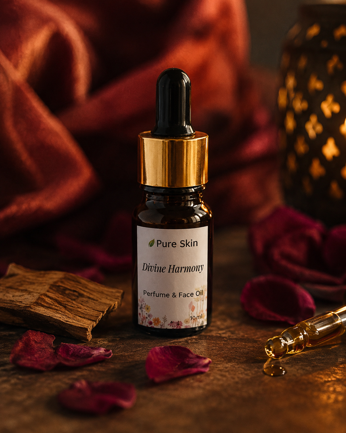Divine Harmony Rejuvenating Face Serum - natural night face oil by Pure Skin