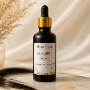 Pure Silken Serum - natural anti-frizz hair serum by Pure Skin